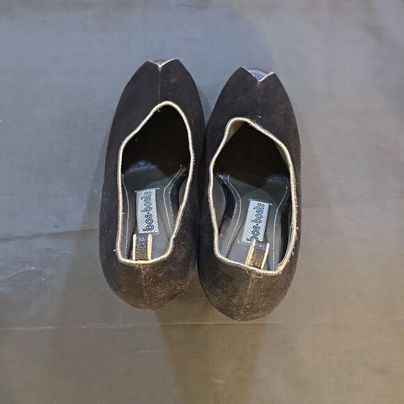 BON.BONITE PEEP TOE BLOCK HEEL WOMEN'S BOOTIE - Picture 6 of 15